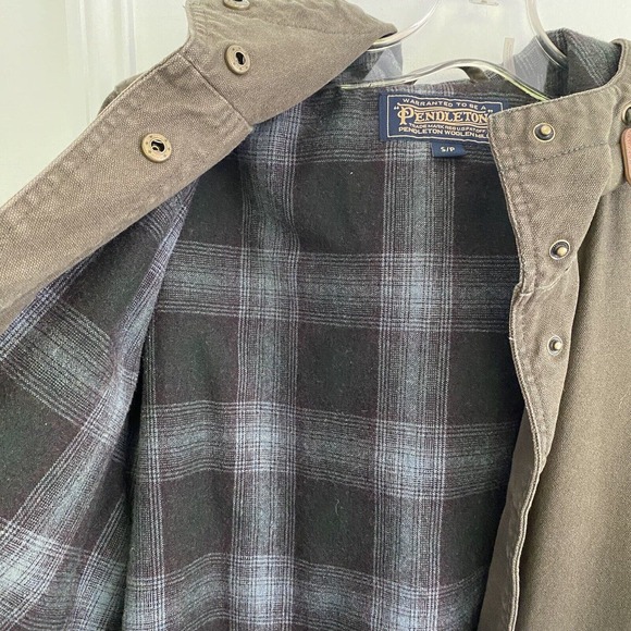 Pendleton Women's Dry Goods Barn Coat Jacket  Size S/P Olive Green - Picture 6 of 11